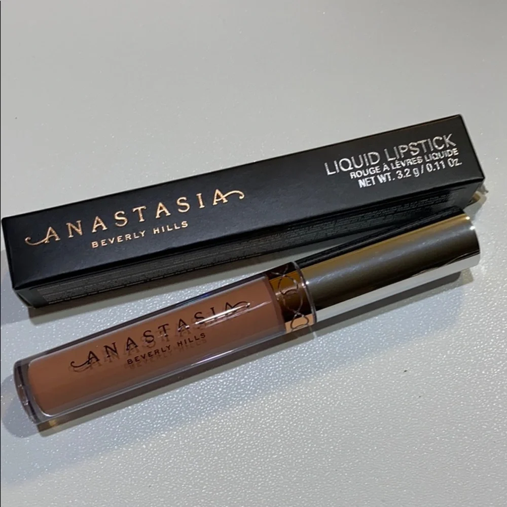 Anastasia Stripped Matte Liquid Lipstick Neutral Beige Nude 0.11oz Full Size NWT